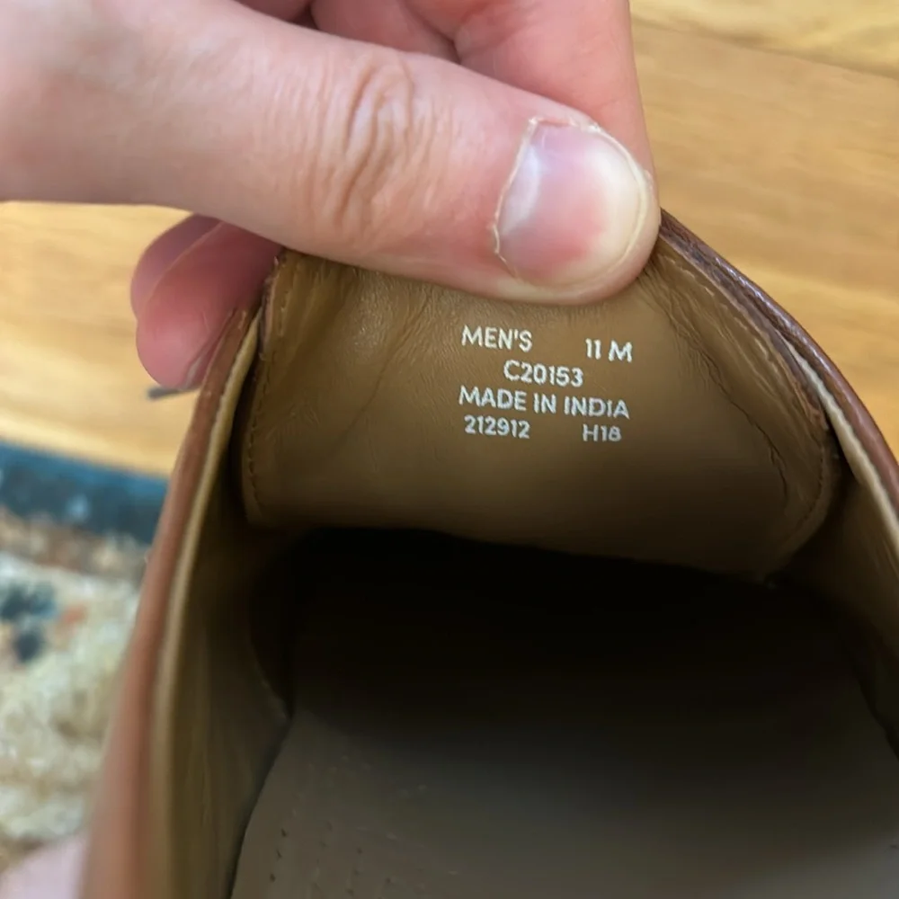 Cole Haan Leather Oxfords Size 11, Brown